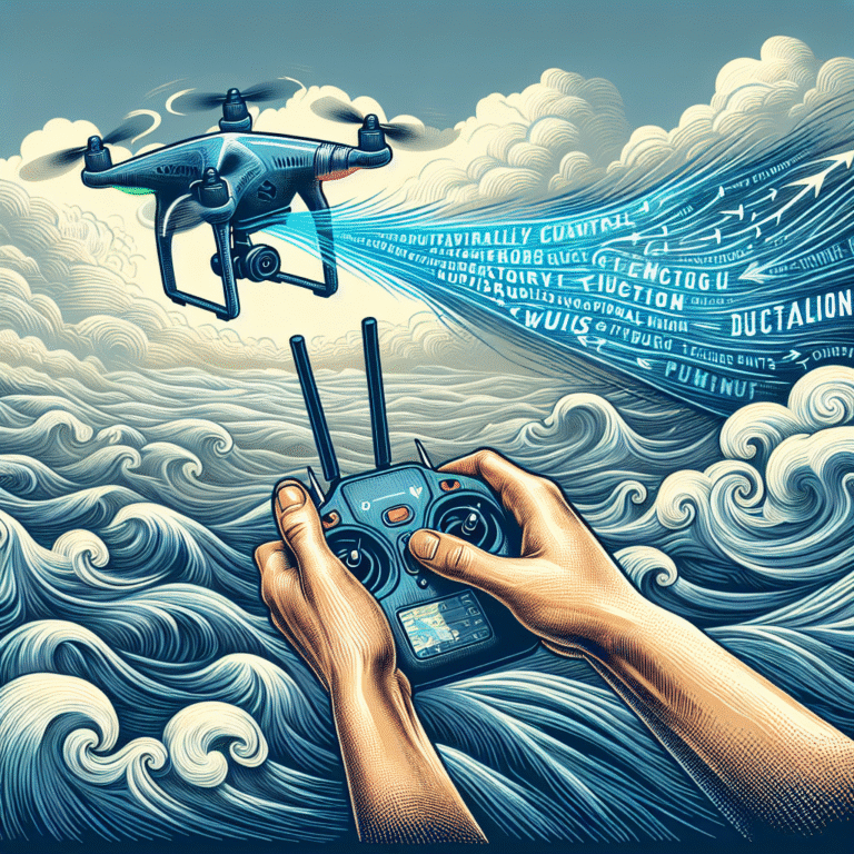 how to control drones in wind