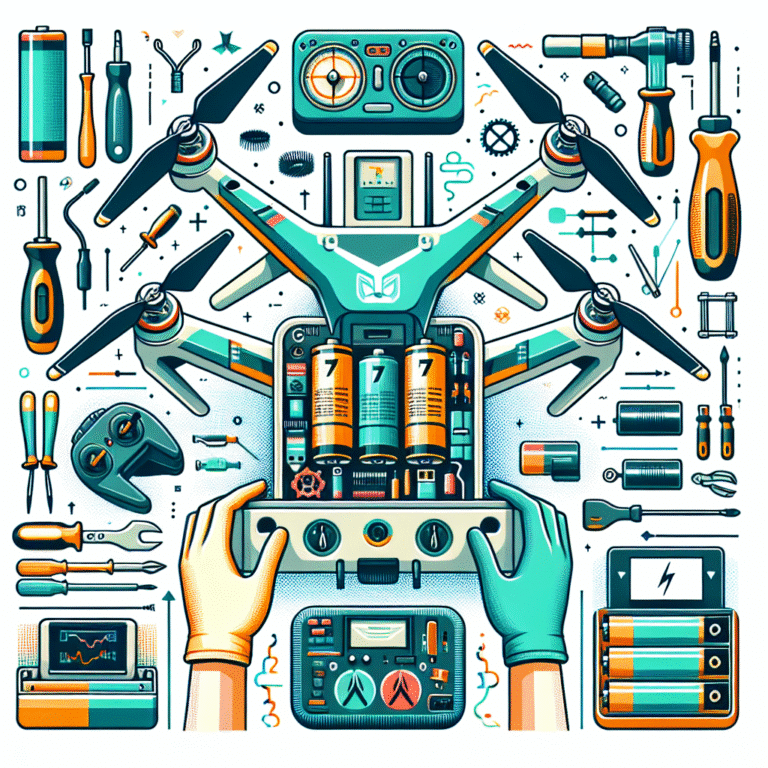 tutorial for drone battery maintenance