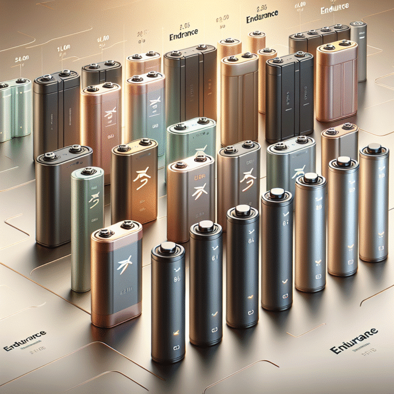 comparison of the best drone batteries for endurance